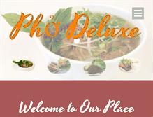 Tablet Screenshot of pho-deluxe.com